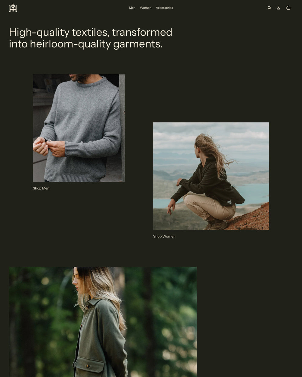 Desktop preview for Heritage in the "Heritage" style